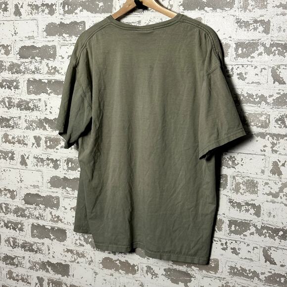 Russell Pro Cotton Pocket Tee Size Large Earth Tone Faded - Picture 8 of 8